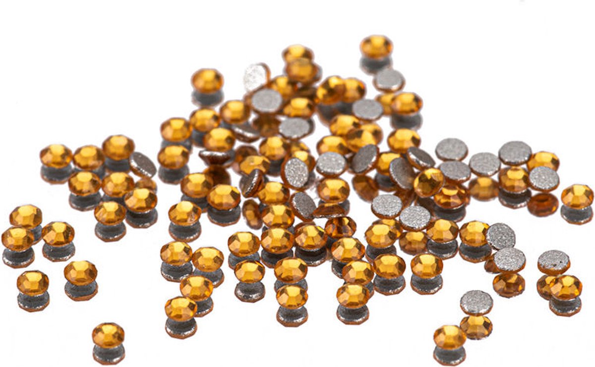 Goedkoopste DRM Nageldecoratie Steentjes SS3 Topaz 50st.