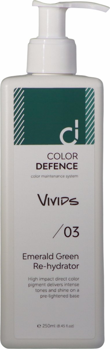 Emerald Green Re-hydrator Color Defence 250ml (voor groen haar)