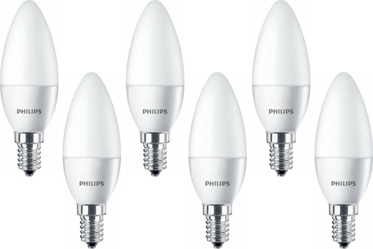 Philips CorePro E14 LED Lamp - 2.8W - Warm Wit - Vervangt 25W - 6-Pack