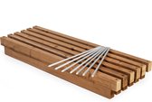 Witbosch - Perkrand - Uitbreidbare houten kantopsluiting - 622 cm