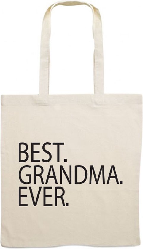 Best Grandma Ever | Oma | canvas | canvastas | Tas | Bedrukt