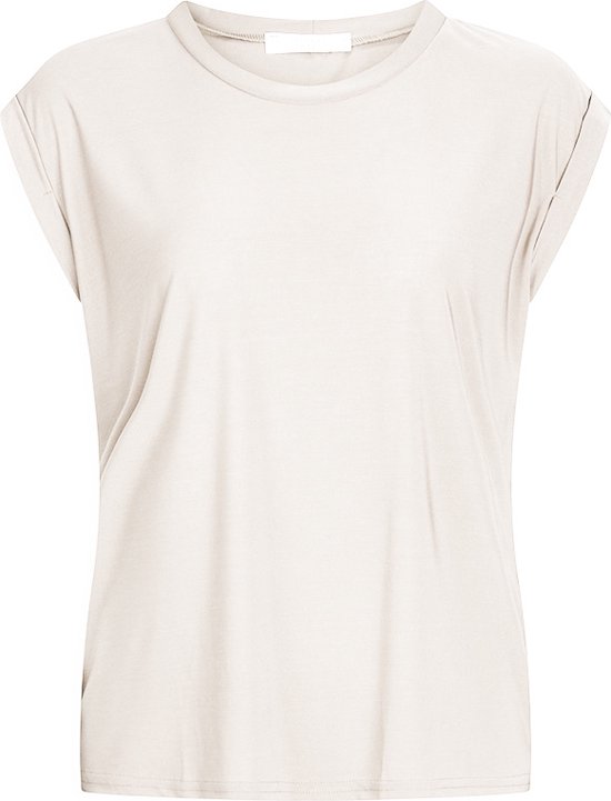 SISTERS POINT Low-a - Dames T-shirt - Cream - Maat L