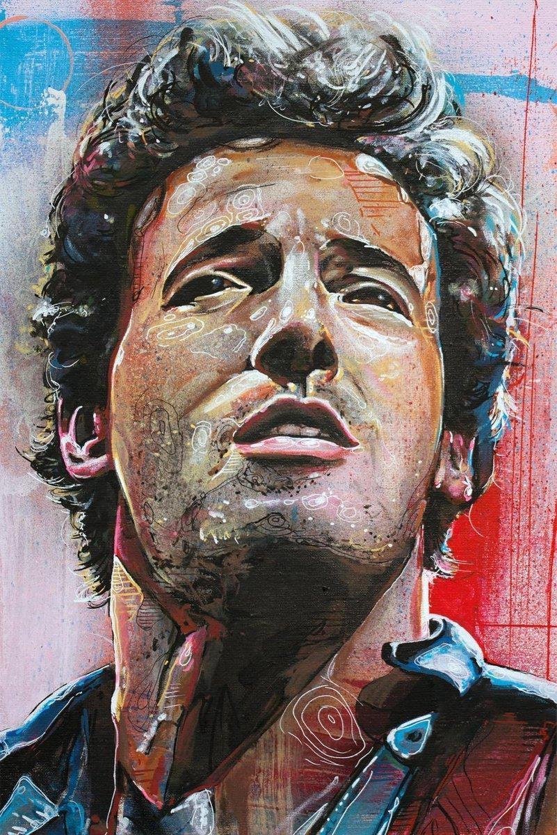 Passionforart.eu Bruce Springsteen - Poster - 40 x 50 cm full colour