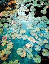 IXXI Waterlilies - Wanddecoratie - Fotografie - 140 x 180 cm
