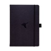 Dingbats* Wildlife A5 Notitieboek - Black Duck Lijntjes - Bullet Journal met 100 gsm Inktvrij Papier - Schetsboek met Harde Kaft, Binnenvak, Elastische Sluiting en Bladwijzer