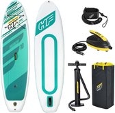 Bol.com Bestway Sup Board - Hydro Force - HuaKa´i Set en SUP Elektrische Luchtpomp 12V aanbieding
