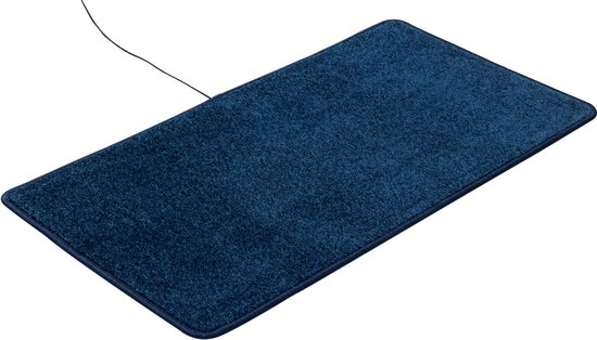 HEATEK - Infrarood verwarming - 110x60cm - 96W - Marine Blue - warme voeten mat, voeten verwarming, verwarmingsmat