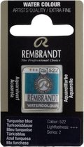 Rembrandt water colour napje Turquoise Blue (522)