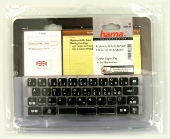 | Hama silicone toetsenbord voor iPad, Qwerty | Hama silicone toetsenbord voor iPad, Qwerty