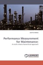 Performance Measurement for Maintenance