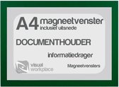 Magneetvensters A4 (incl. uitsnede) - Groen