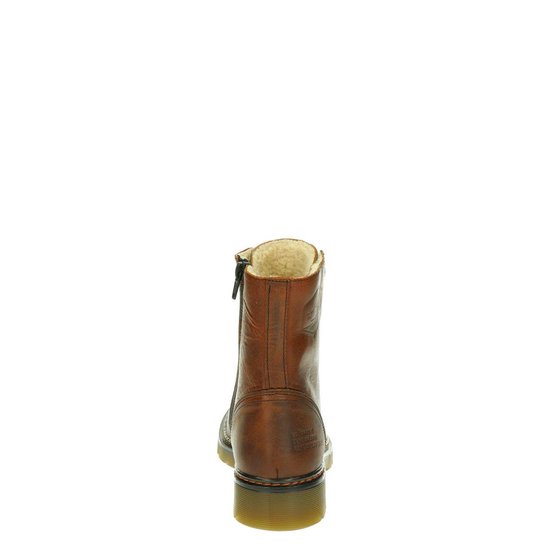 Bullboxer dames veterboot - Cognac - Maat 37 | bol.com