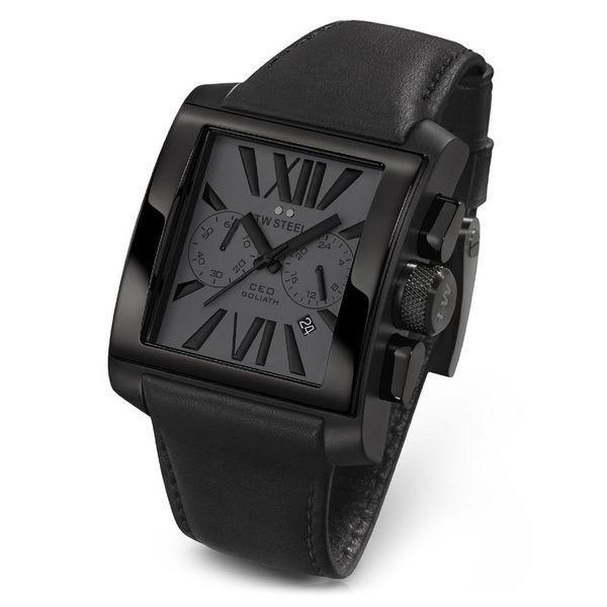 TW Steel CEO Goliath CE3014 -Horloge - 42 mm - Zwart