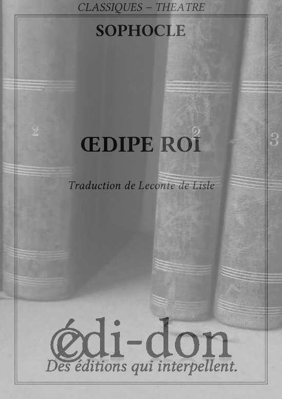Oedipe roi - cover
