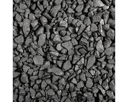 35 stuks! Basalt split zwart 16/32 mm 20 kg Gardenlux