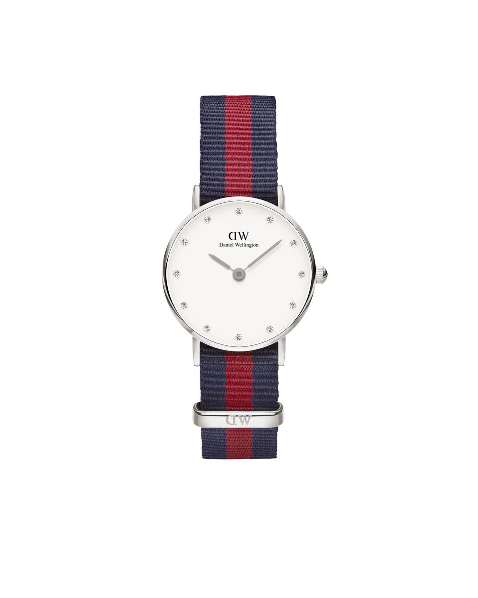 Daniel Wellington 0925DW Classy Oxford - Horloge - Blauw-Rood - Ø 26 mm
