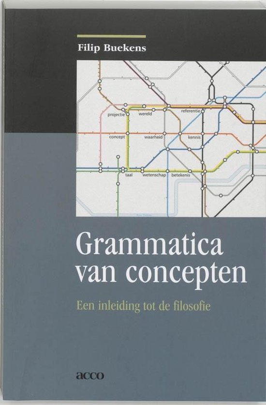 Cover van het boek 'Grammatica van concepten / druk 1' van F. Buekens en  Buekens