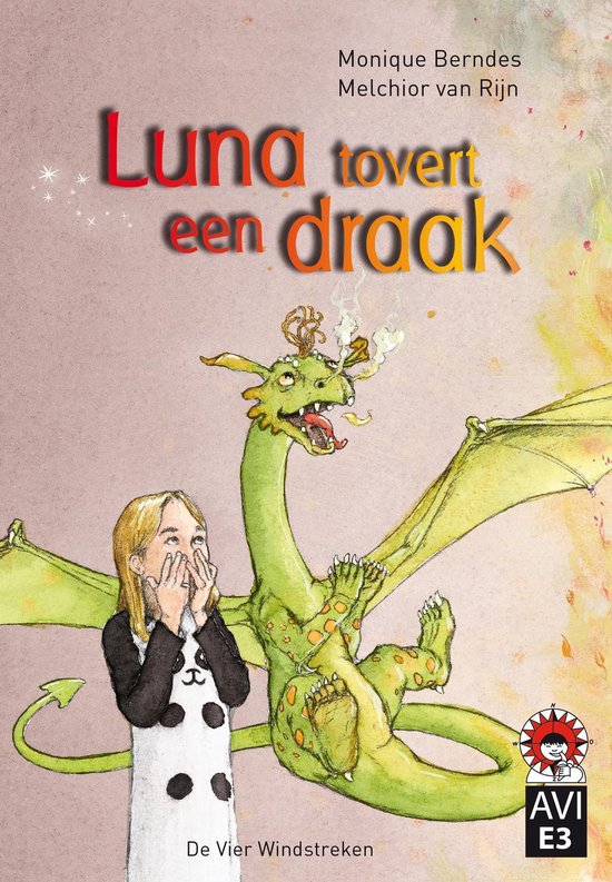 Hoera, ik kan lezen! - Luna tovert een draak - cover