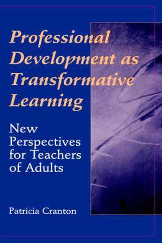 Professional Development as Transformative Learning - cover