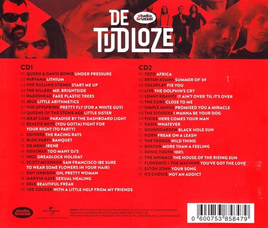 Studio Brussel - De Tijdloze Vol. 5, Various | CD (album) | Muziek | bol.com