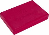 #DoYourYoga - Yogablok - »Damodar« - Platte Yogablock van gehard schuimstof - 300g, 28x20x5cm - rood