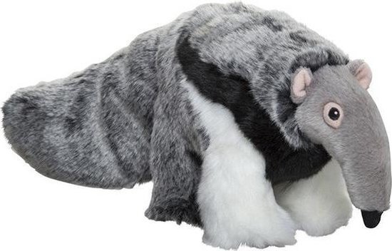 Antagonisme Accommodatie knecht Pluche grijze miereneter knuffel 40 cm - Miereneters dieren knuffels -  Speelgoed voor... | bol.com
