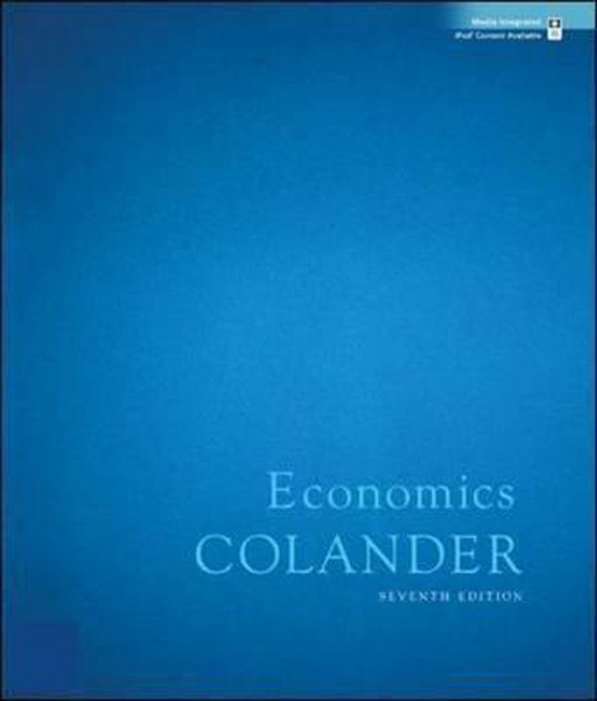 Economics 9780073402864 David C. Colander Boeken
