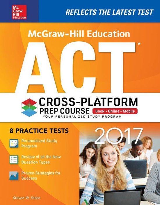 McGraw-Hill Education ACT 2017 Cross-Platform Prep Course - cover