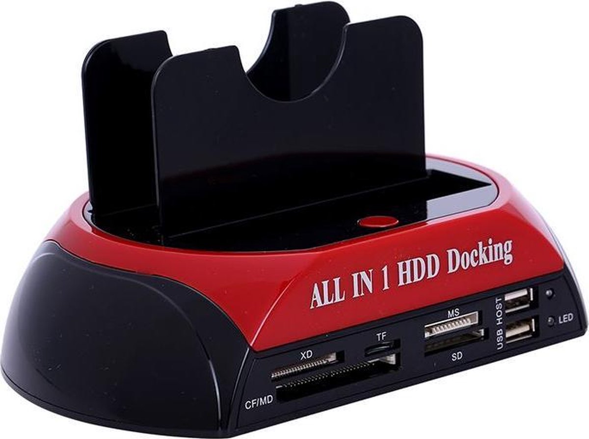 DisQounts Docking station voor harde schijf Dual docking station SATA en IDE