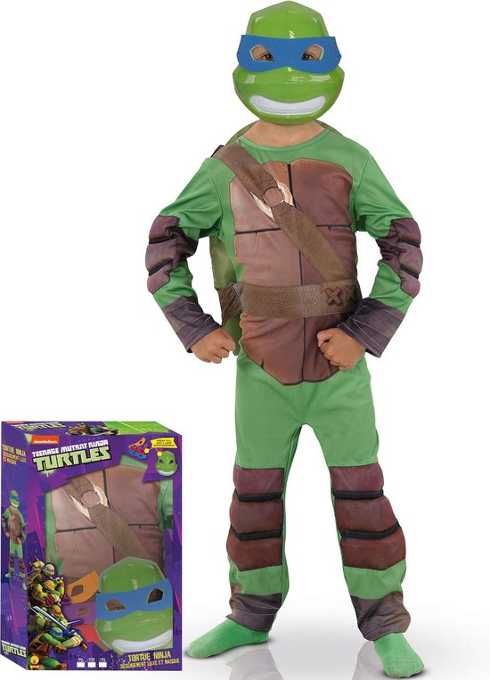 Deluxe gevoerd Ninja Turtles � kostuum jongens - Verkleedkleding - 122/128  | bol.com