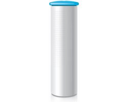 Flint Pluizenroller Metallic Navulling - Licht Blauw
