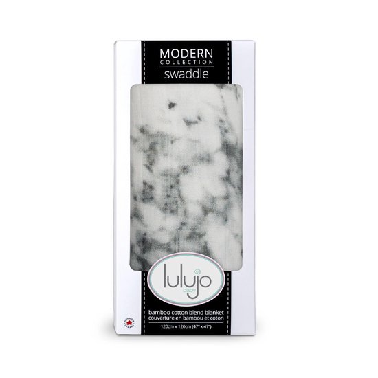 Lulujo - hydrofiele doek - swaddle - bamboo - 120x120 cm - Marble