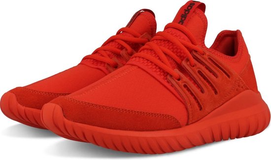adidas TUBULAR RADIAL S80116 - schoenen-sneakers - Unisex - rood - maat 41  | bol.com