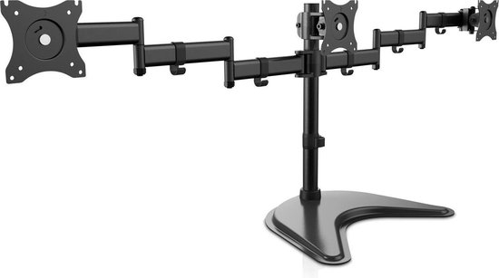 V7 Ds1fst 1e Flat Panel Bureau Steun 68 6 Cm 27 Vrijstaand Zwart Bol Com