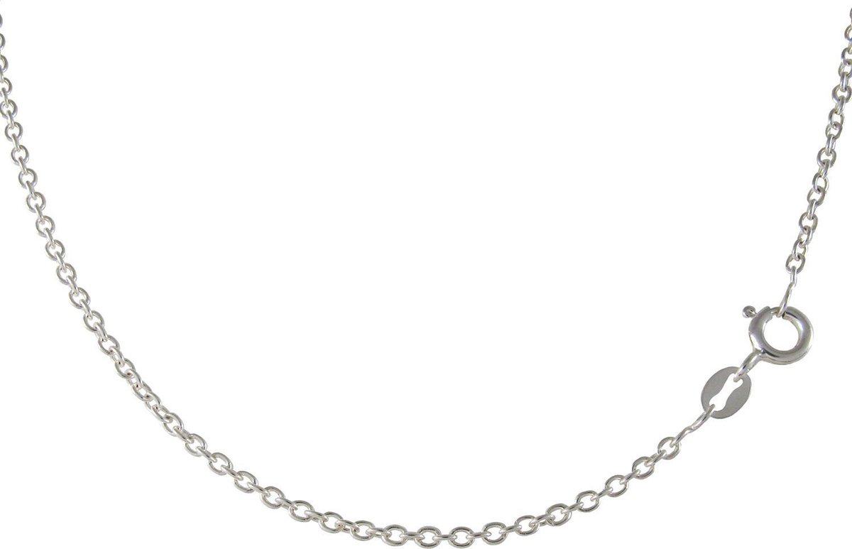 AuBor ®. Zilveren schakelketting 2.2mm × 0,5mm × 60cm