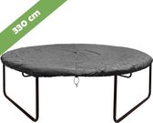 Trampoline beschermhoes Rond 330 cm antraciet - Winter afdekhoes - Afdekhoes trampoline PVC - afdekzeil - stevige bevestiging
