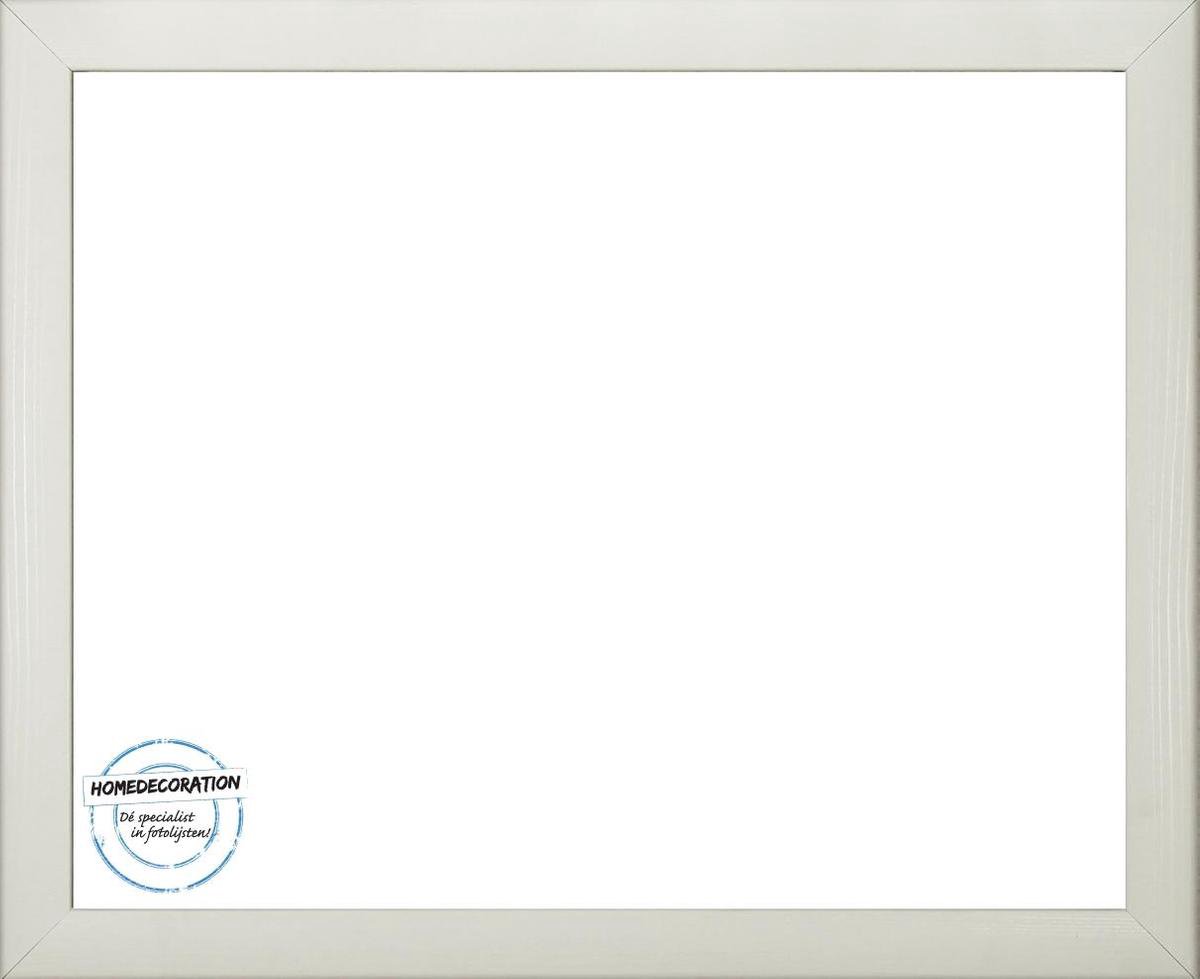 Homedecoration Colorado MDF fotolijst 51x93 cm, wit houtnerf