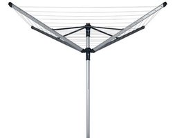 Droogmolen Lift-O-Matic Advance incl. beschermhoes - 50 meter met kunststof betonanker, zilvergrijs (uitlopend)