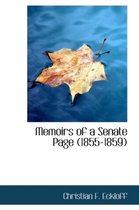 Memoirs of a Senate Page (1855-1859)