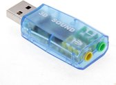 USB DSP 5.1 Externe Geluidskaart Adapter Mono Kanaal (Willekeurige levering kleur)