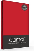 Damai - Kussensloop - 60 x 70 cm - Red - 2 stuks