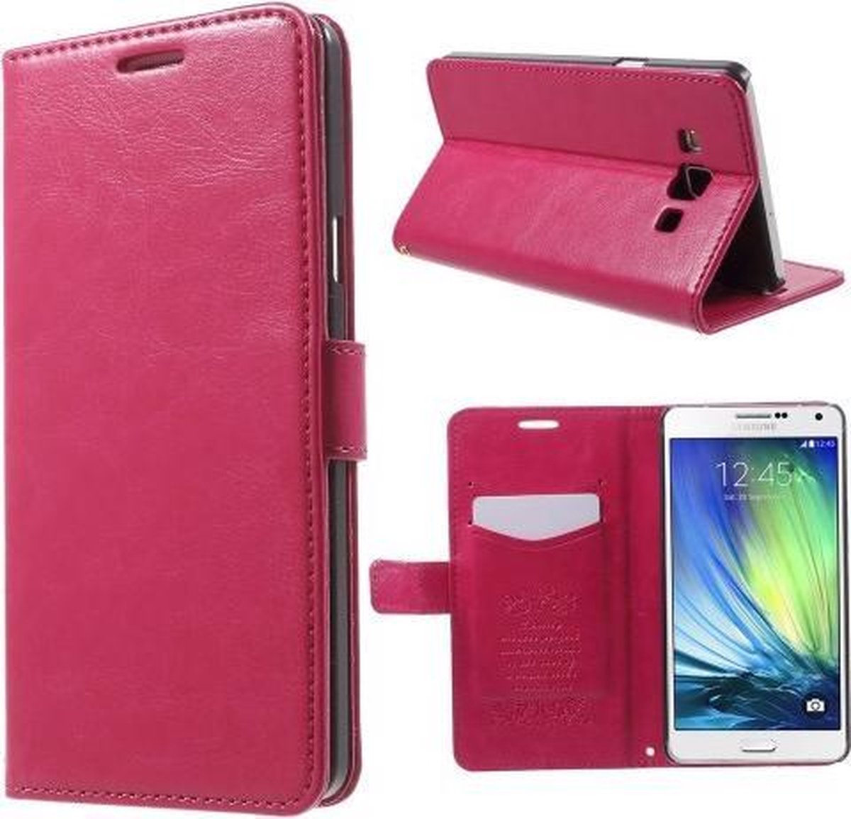 KDS Wallet Case hoesje Geschikt voor: Samsung Galaxy Grand Neo i9060 roze