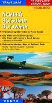 KUNTH Reisekarte Namibia - Botsuana 1 : 1 500 000