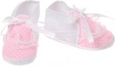Junior Joy Babyschoenen Newborn Meisjes Wit/roze Met Stippen