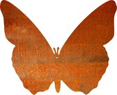 Vlinder 13 - silhouet van cortenstaal