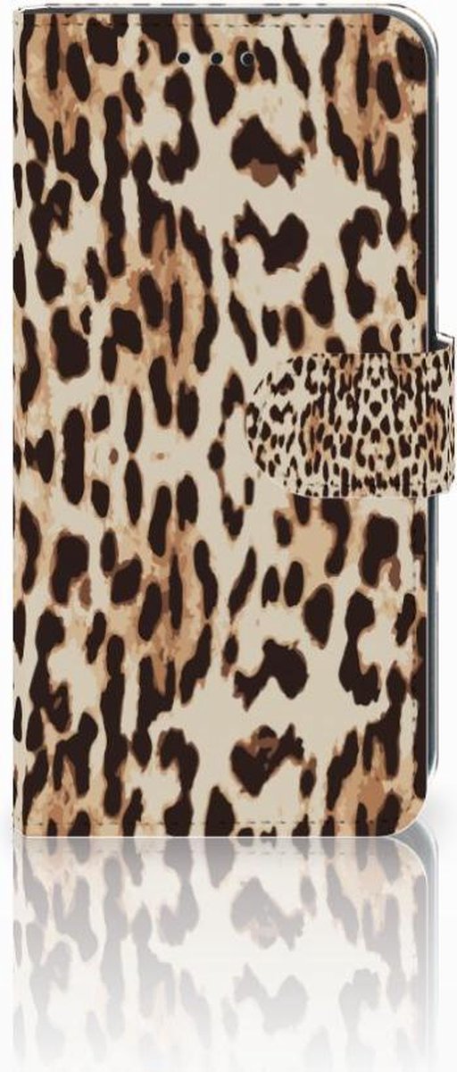 Xiaomi Mi A2 Lite Telefoonhoesje met Pasjes Leopard