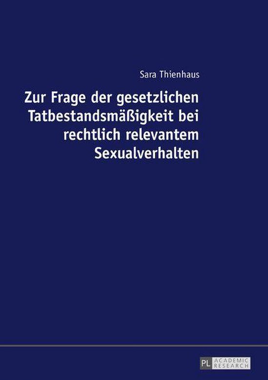 Zur Frage der gesetzlichen Tatbestandsmaeßigkeit bei rechtl ... - cover