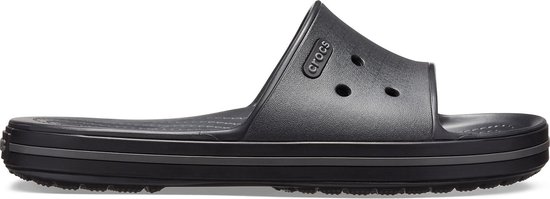 Crocs Slippers - Maat 39 - Unisex - zwart/donker grijs | bol.com