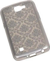 Zilver Brocant TPU back case cover cover voor LG K4