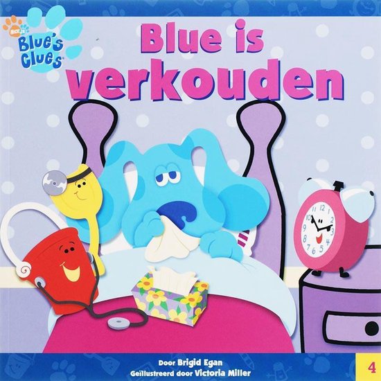 Cover van het boek 'Blue is verkouden' van Brigid Egan
